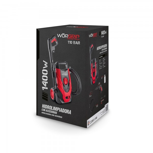 Hidrolimpiadora Worgrip 1400W 110 Bar