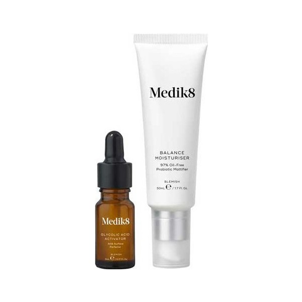 Medik8 Balance Moisturiser 50 ml & Glycolic Acid Activator 10 ml