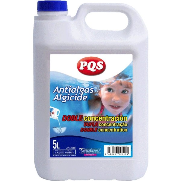 Antialgas Doble Concentración 5L para Piscinas
