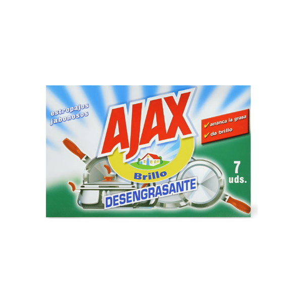 Ajax Estropajo Jabonoso 7 Unidades