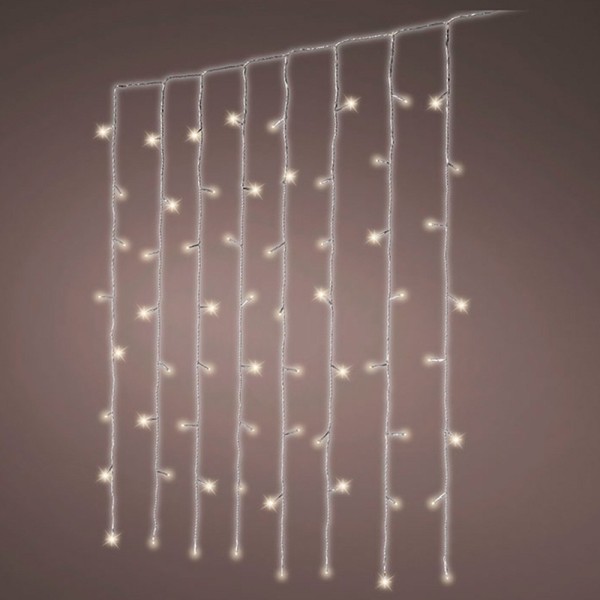 Cortina Multifuncion LED Exterior Blanco Frio 240 LED 2 x 2 m